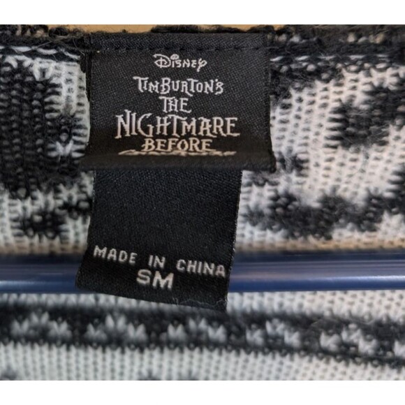 Disney the Nightmare Before Christmas Womens Cardigan Sweater Hooded Open Small - Picture 8 of 9